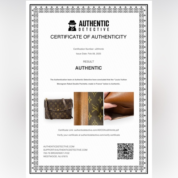 LOUIS VUITTON Rare Pre-1980s Monogram Double Rabat Pochette, Vintage - Picture 15 of 15